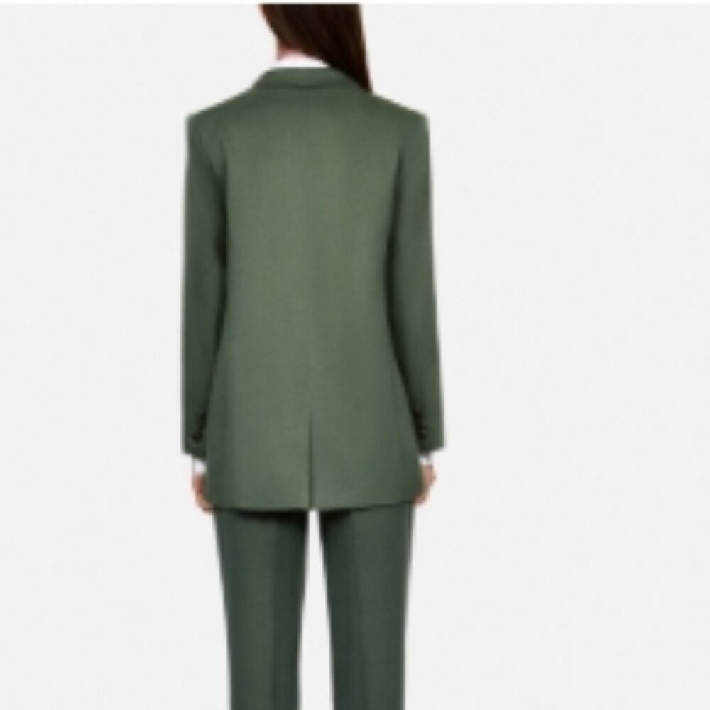 The Kooples Double-Breasted Suit Jacket – Green – FR 38 / US 6 – NWT - Picture 2 of 6